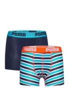 Puma Boys Basic Boxer Printed Strip Patterned PUMA