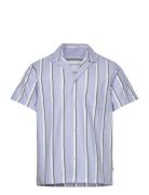 Lawson Stripe Ss Shirt Blue Les Deux