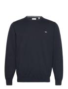 Classic Cotton C-Neck Navy GANT