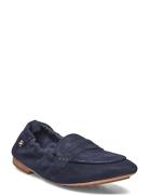 Th Suede Moccasin Navy Tommy Hilfiger