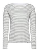 Organic Jersey Stripe Tenna Tee Fav Green Mads Nørgaard