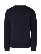 Matteo Organic Cotton Crew Sweatshirt Navy Lexington Clothing