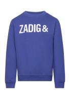 Sweatshirt Blue Zadig & Voltaire Kids