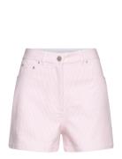 Striped Mini Shorts Pink REMAIN Birger Christensen