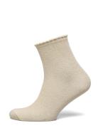 Pcsebby Glitter Long Socks Noos Bc Beige Pieces