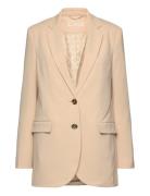 2 Bttn Mensy Blazer Beige Michael Kors