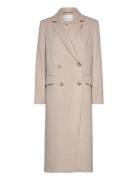 Double Breasted Coat Beige House Of Dagmar