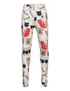 Clairvoyant Cats Aop Leggings Patterned Mini Rodini