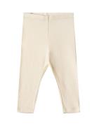 Rib Leggings Maddy Cream Wheat