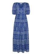 Gamboll Maxi Dress Ss Blue Lollys Laundry