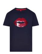 Tnlips S_S Tee Black The New