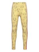 Cathlethes Aop Leggings Yellow Mini Rodini