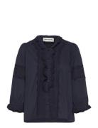 Paviall Shirt Ls Navy Lollys Laundry