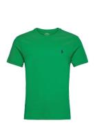 Custom Slim Fit Jersey Crewneck T-Shirt Green Polo Ralph Lauren