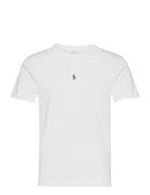 Custom Slim Fit Jersey Crewneck T-Shirt White Polo Ralph Lauren