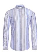 Slim Fit Striped Oxford Shirt Blue Polo Ralph Lauren