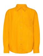 Rel Linen Shirt Orange GANT