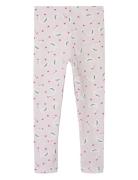 Nmfvivian Aop Legging Pink Name It