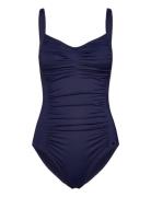 Potenza Solid Swimsuit Navy Panos Emporio