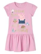 Nmfjassa Peppapig Ss Dress Cplg Pink Name It