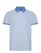 Ss Pique Striped Blue GANT