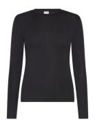 Vialexia O-Neck L/S Top - Noos Black Vila