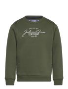 Jjferris Sweat Crew Neck Mni Green Jack & J S