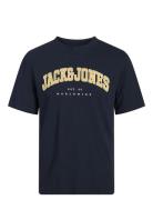 Jjecaleb Varsity Tee Ss O-Neck Sn Mni Navy Jack & J S