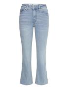 Sienna Flared Cropped Jeans Blue Mango