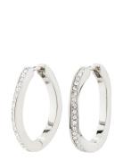 True Recycled Hoop Earrings Silver Pilgrim