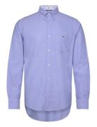 O1. Heather Oxford Check Reg Bd Blue GANT