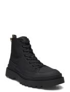 Kamiki High U Textile Black Sneaky Steve