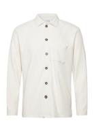 Slhrelax-Plisse Ls Shirt Ex White Selected Homme