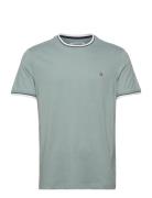 S/S Tipped Ringer Te Blue Original Penguin