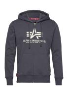 Basic Zip Hoodie Navy Alpha Industries