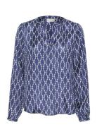 Kaolan Blouse Blue Kaffe