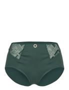 Graphic Support High Waisted Support Full Brief Green CHANTELLE