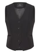 Rubysusbbbielle Waistcoat Black Bruuns Bazaar