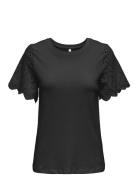 Onlebba Life S/S Lace Top Jrs Black ONLY