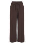 Viclua Hw Wide Pants-Noos Brown Vila