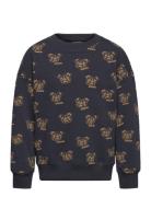 Sweatshirt Ls Aop Black Minymo