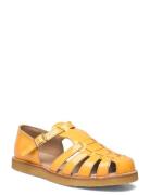 Sandals - Flat - Closed Toe - Op Orange ANGULUS