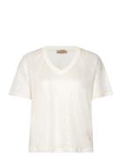 Casa V-Ss Foil Tee Cream MOS MOSH