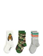 Bloodhound 3-Pack Socks Patterned Mini Rodini