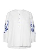 Faithll Blouse Ls White Lollys Laundry