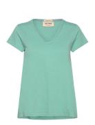 Mmtulli V-Ss Basic Tee Green MOS MOSH