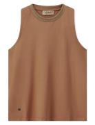 Mmfari Jersey Top Brown MOS MOSH