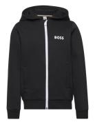 Hooded Cardigan Black BOSS