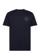 Roundle Logo Chest Tee Navy Tommy Hilfiger