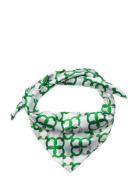 Rhulka Sqaure Scarf Green Rosemunde